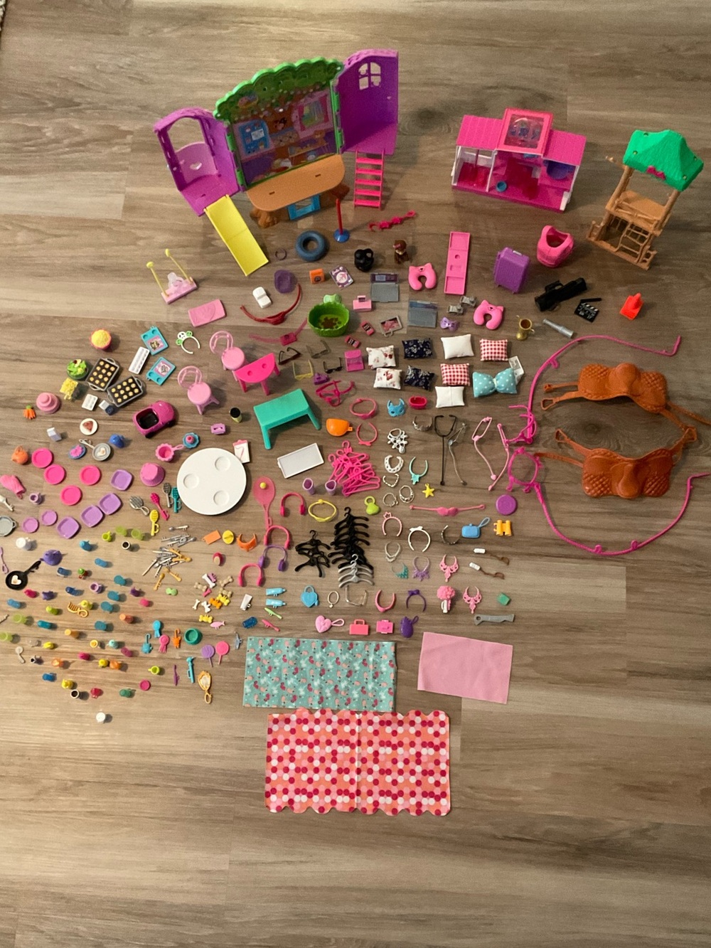 Barbie | Assorted Doll Playset Accessories with Pink & Purple Pieces